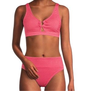 Crinkle Bikini Swimsuit Set